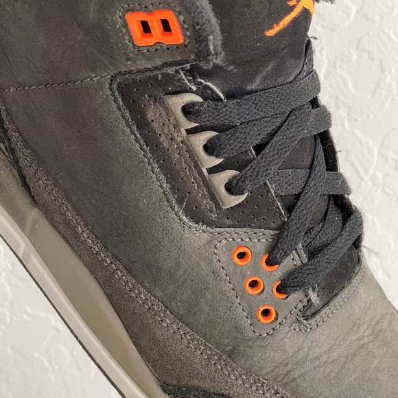 Jordan 5 Retro FEAR PACK Youth size 7 Elephant Print Dark Grey Nubuck Basketball - Picture 5 of 11